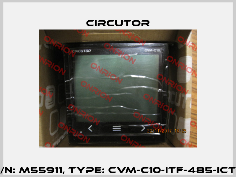 P/N: M55911, Type: CVM-C10-ITF-485-ICT2 Circutor