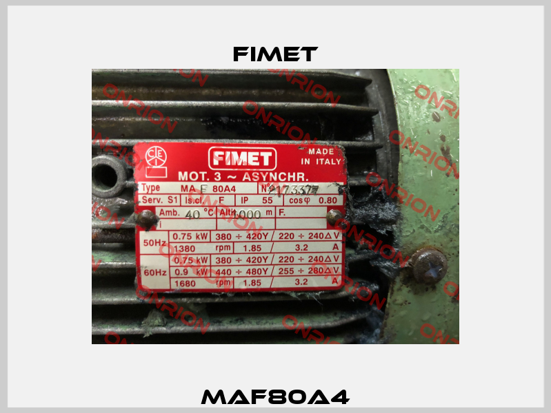 MAF80A4 Fimet