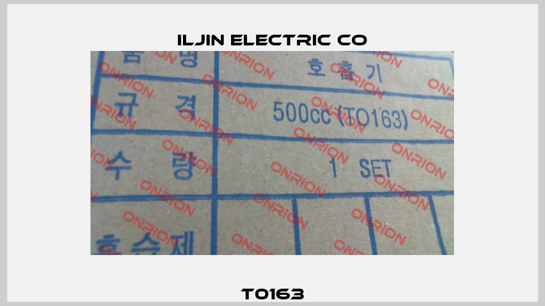 T0163 ILJIN ELECTRIC CO