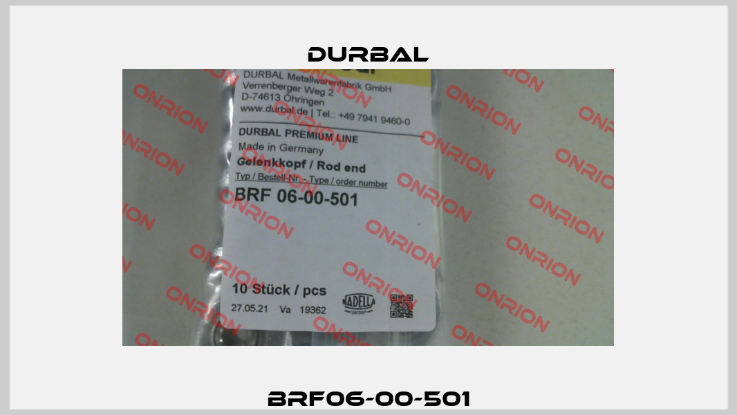 BRF06-00-501 Durbal