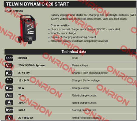 T829384 Telwin