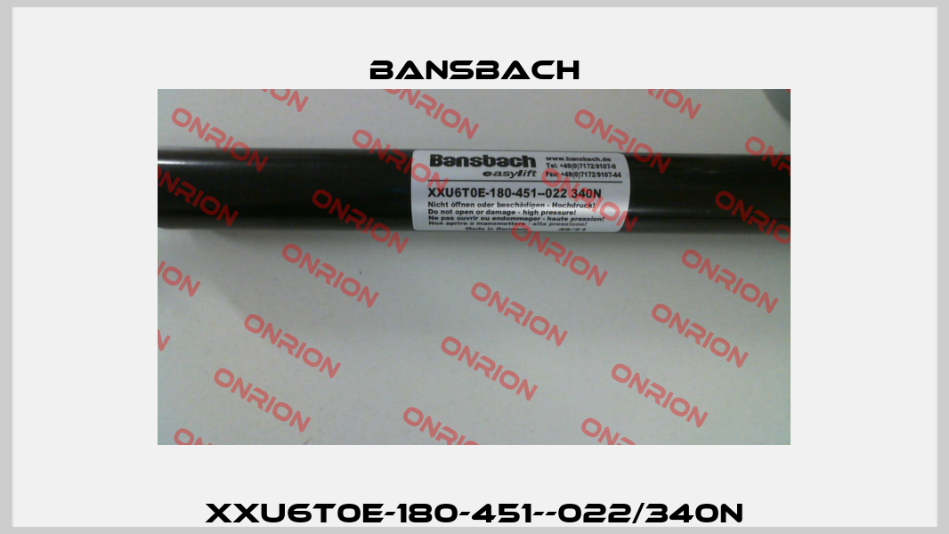 XXU6T0E-180-451--022/340N Bansbach