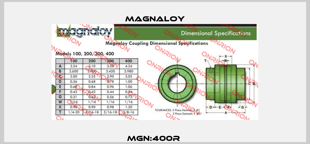 MGN:400R  Magnaloy