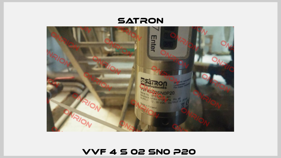 VVF 4 S 02 SN0 P20  Satron