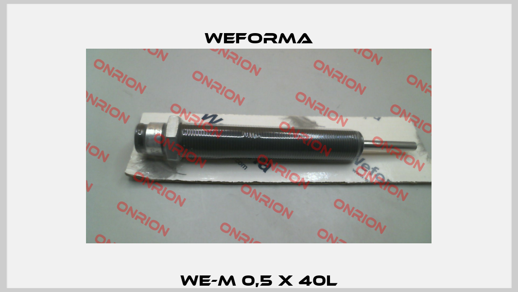 WE-M 0,5 x 40L Weforma