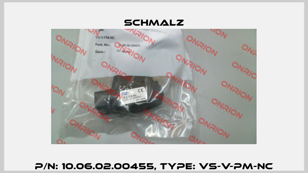 P/N: 10.06.02.00455, Type: VS-V-PM-NC Schmalz