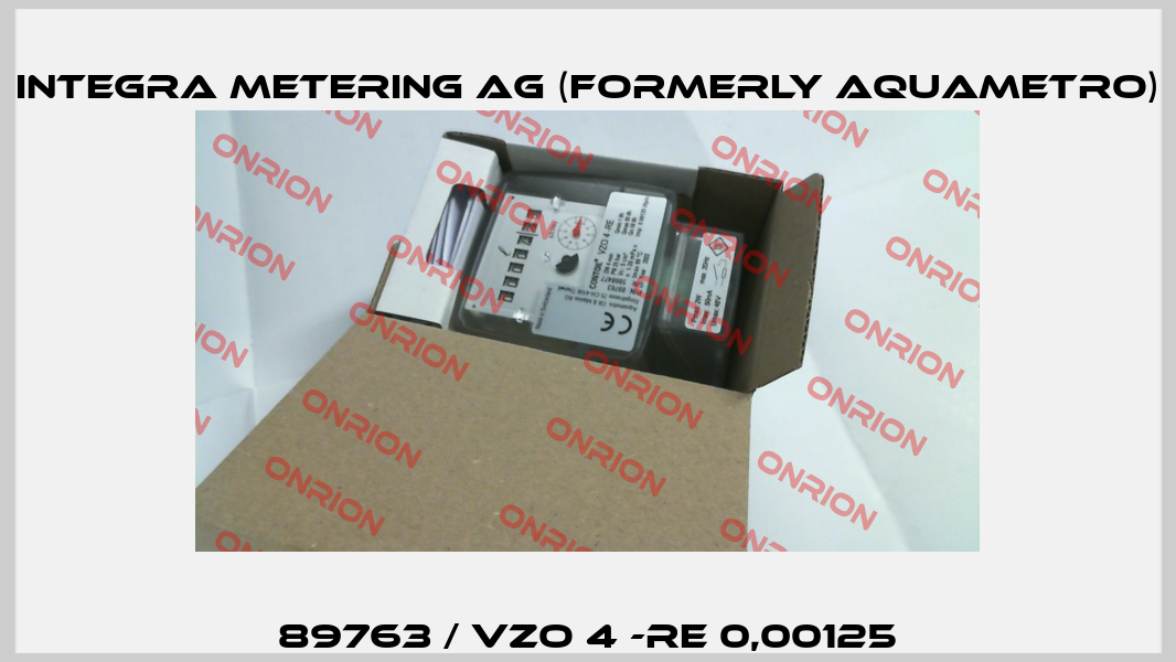 89763 / VZO 4 -RE 0,00125 Integra Metering AG (formerly Aquametro)