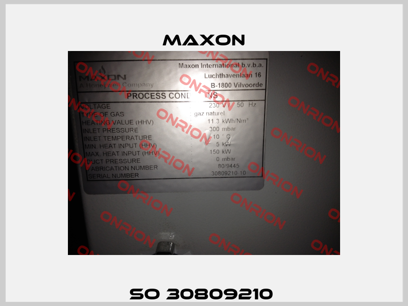 SO 30809210  Maxon