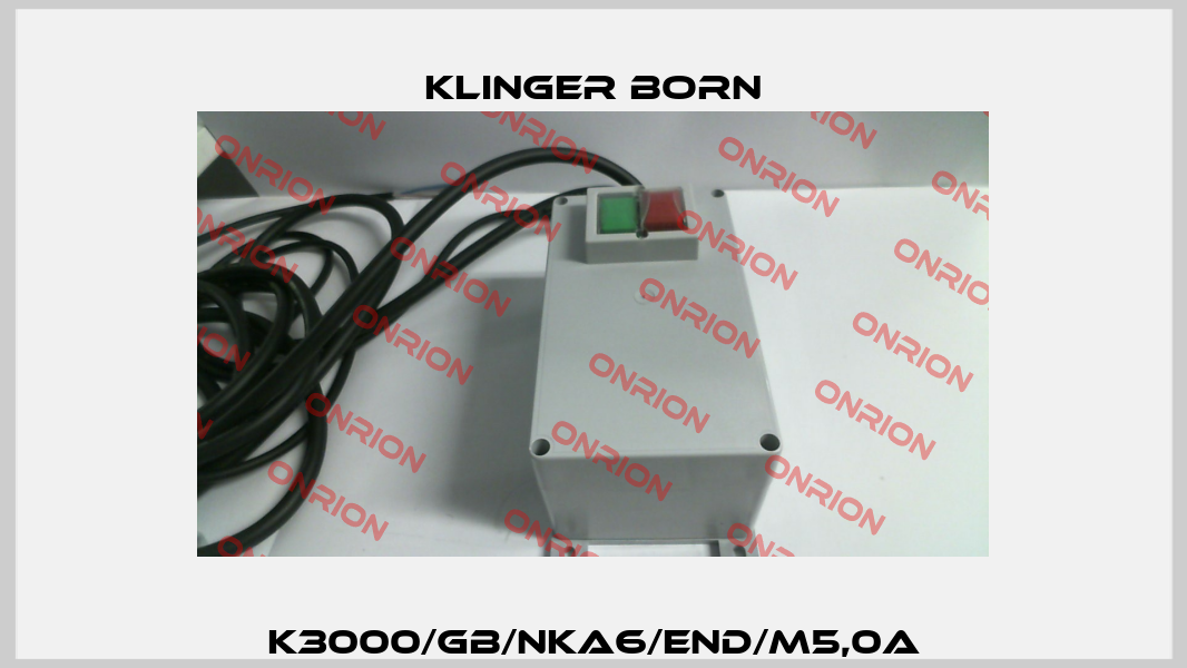 K3000/GB/NKA6/END/M5,0A Klinger Born