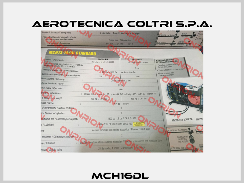 MCH16DL  Aerotecnica Coltri S.p.A.