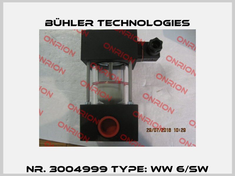 Nr. 3004999 Type: WW 6/SW Bühler Technologies