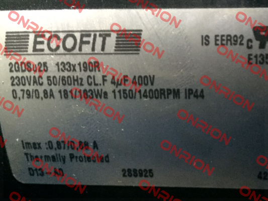 P/N: 1306444, Type: 2GDSu25-133x190R-D13-A0p Ecofit