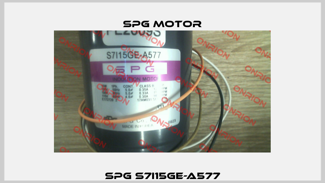 SPG S7I15GE-A577 Spg Motor