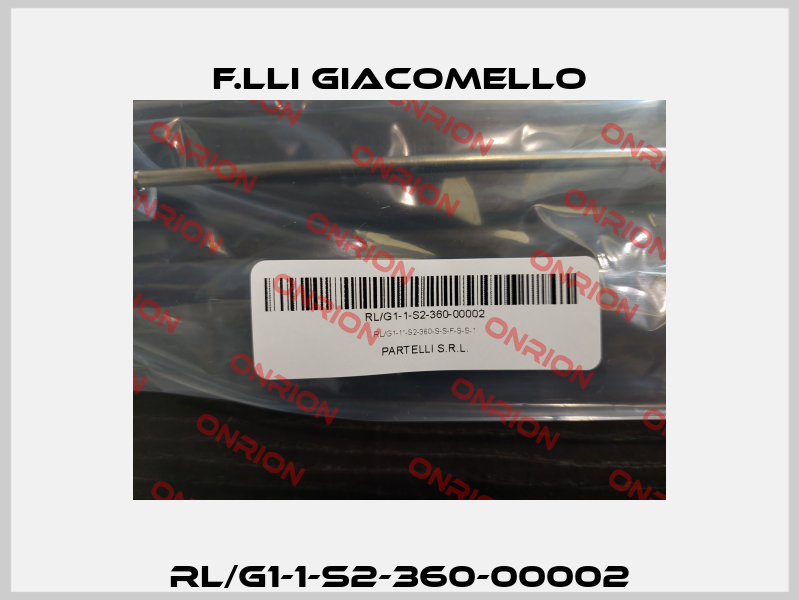 RL/G1-1-S2-360-00002 F.lli Giacomello