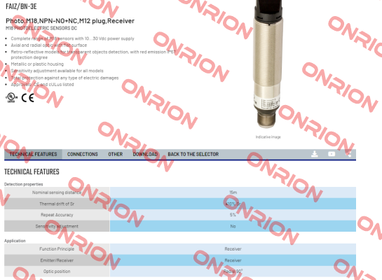 FAIZ/BN-3E Micro Detectors / Diell (now Datasensing)