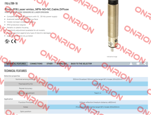 FAL4/BN-1A Micro Detectors / Diell (now Datasensing)