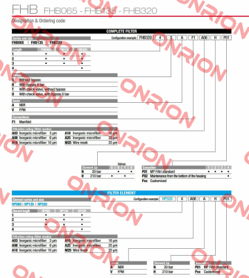 FHB-135-2-S-A-F1-A10-H-P01 MP Filtri