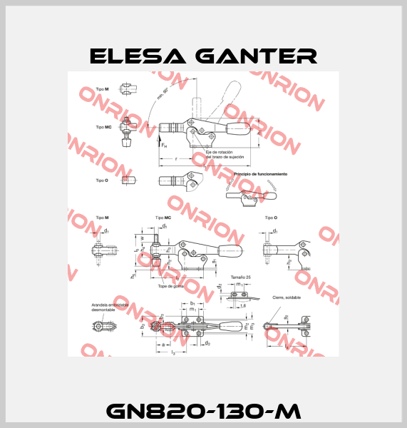GN820-130-M Elesa Ganter