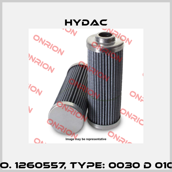 Mat No. 1260557, Type: 0030 D 010 V /-W Hydac
