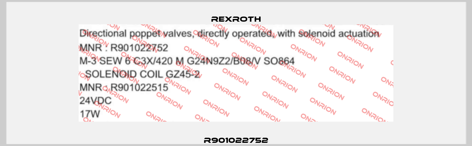 R901022752 Rexroth