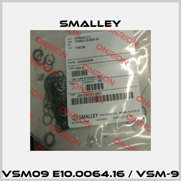 VSM09 E10.0064.16 / VSM-9 SMALLEY
