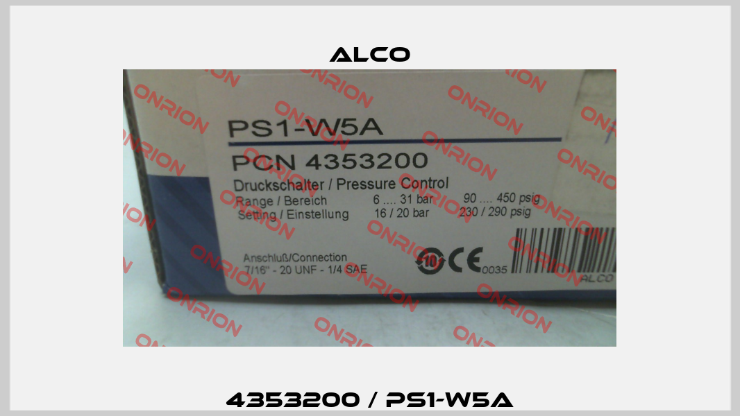 4353200 / PS1-W5A Alco