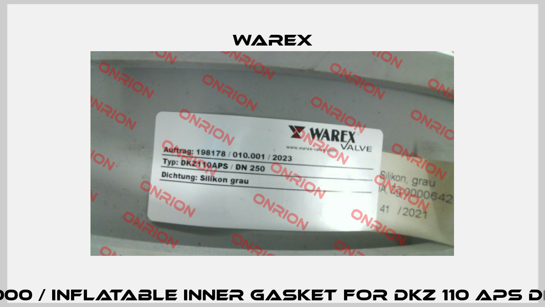 WX6000 / inflatable inner gasket for DKZ 110 APS DN 250 Warex