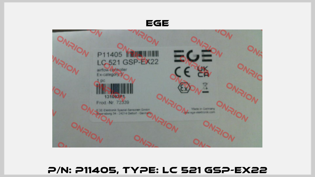 p/n: P11405, Type: LC 521 GSP-Ex22 Ege