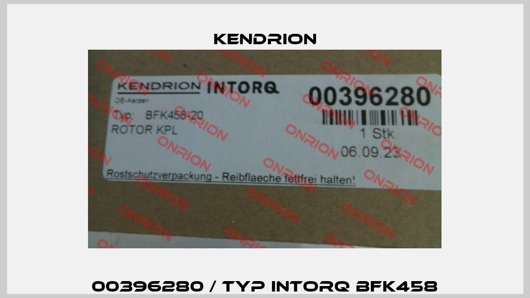 00396280 / Typ INTORQ BFK458 Kendrion