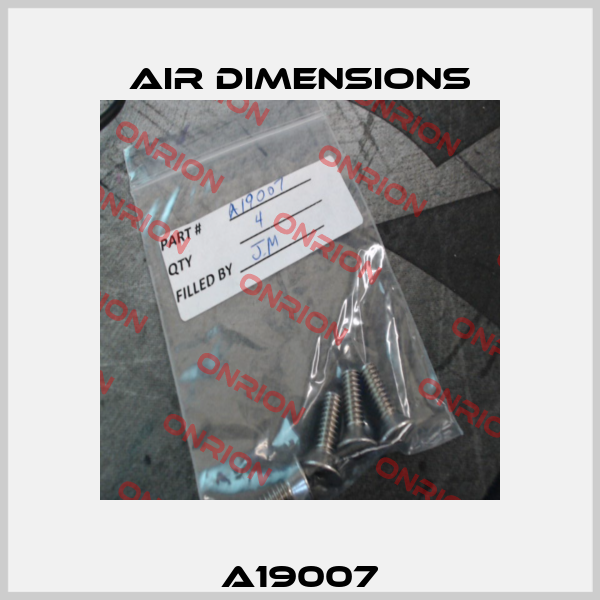 A19007 Air Dimensions