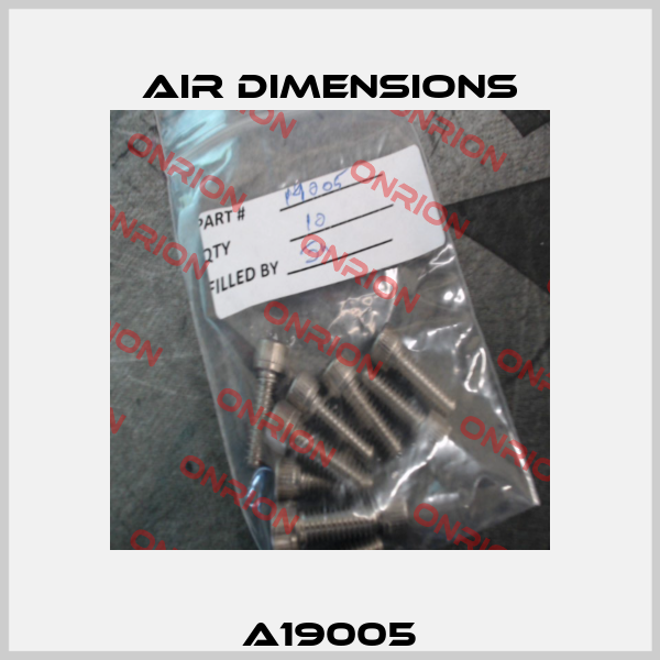 A19005 Air Dimensions